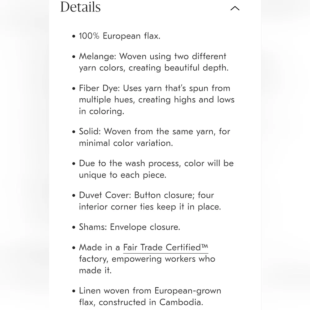 ❤️BUY 2 GET 1 FREE Euro. Flax Linen King/Cal. King Duvet Cover,Sandstone Melange